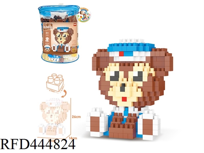 DIY DUFFY LARGE GRANULE PUZZLE BUILDING BLOCKS (346PCS)
