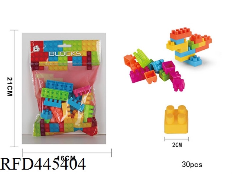 PUZZLE BUILDING BLOCKS (30PCS)