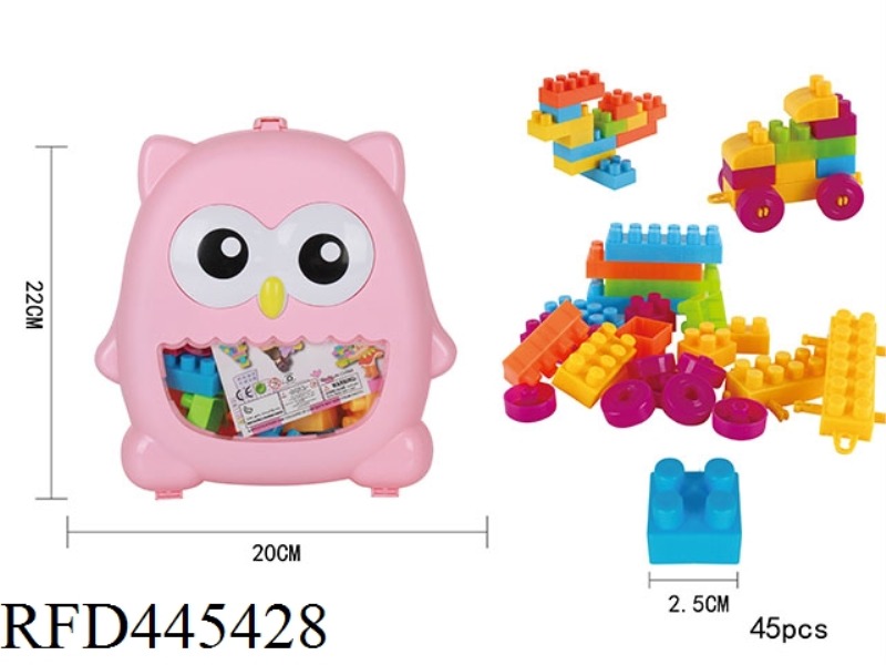 PUZZLE BUILDING BLOCKS (45PCS)