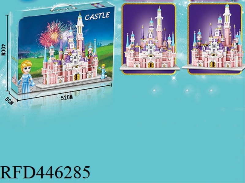 3341+PCS NEW DIAMOND PARTICLE ASSEMBLED BUILDING BLOCKS GIRL DREAM CASTLE