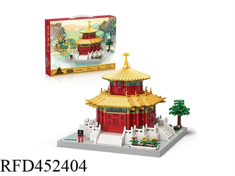 MICRO PARTICLE BUILDING BLOCKS-WANCHUN PAVILION (3812PCS)
