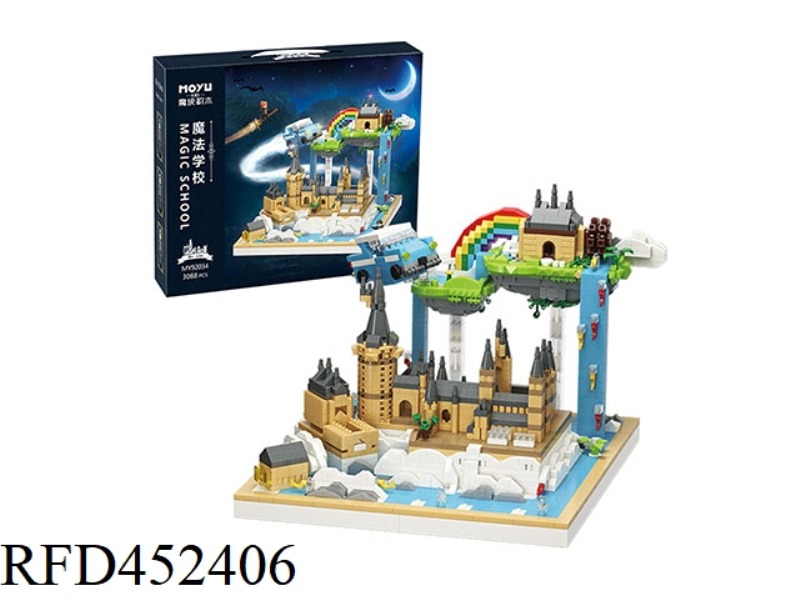MICRO PARTICLE BUILDING BLOCKS-LITTLE MAGIC CASTLE (3088PCS)