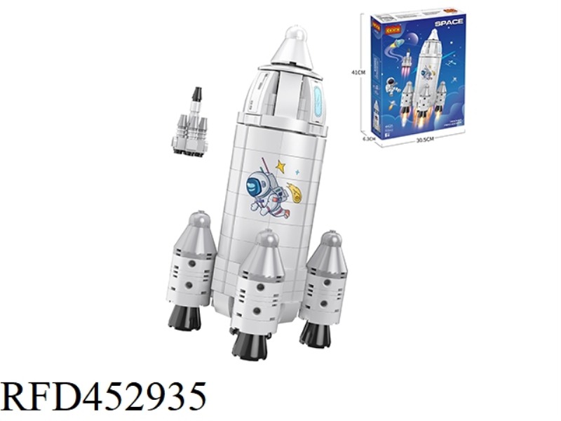 PUZZLE BLOCKS/Q VERSION SPACE SERIES ROCKET PEN HOLDER 352PCS