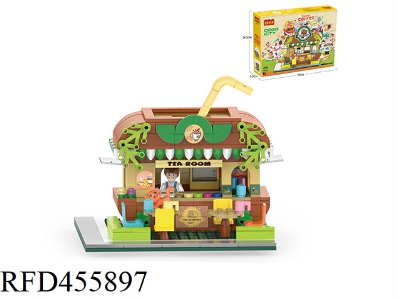 PUZZLE BUILDING BLOCKS/CITY STREET VIEW/OUTDOOR CAFE 331PCS