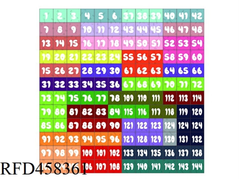 144 PIECES OF BUILDING BLOCK PUZZLE
