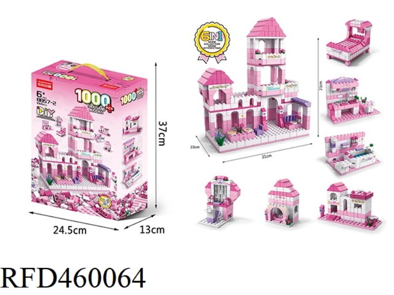 PRINCESS HOUSE 1000PCS