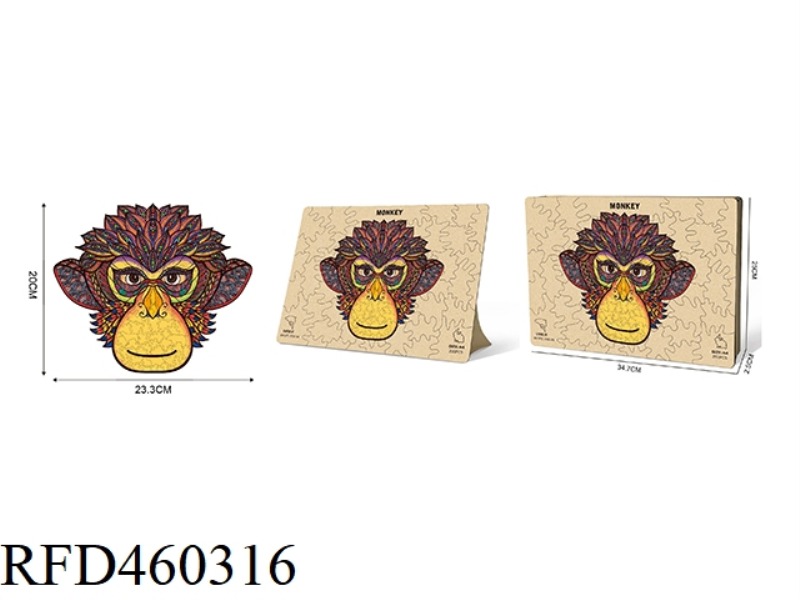 100 PIECE WOODEN PUZZLE