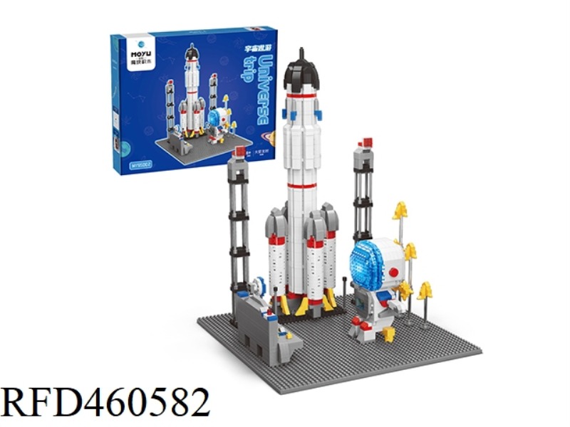 ASTRONAUTS AND ROCKETS (MICRO PARTICLE BUILDING BLOCKS) (1997PCS)