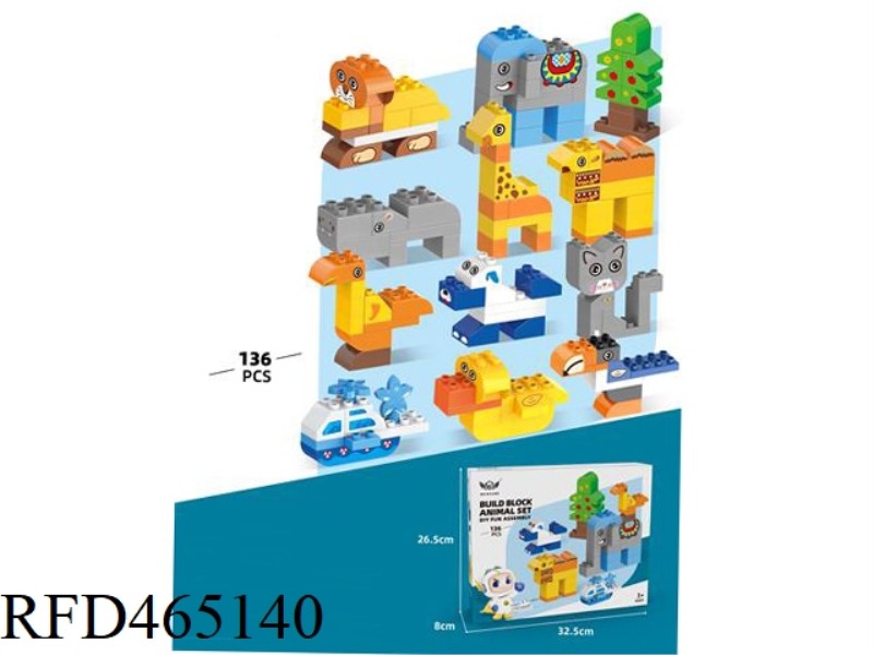 136 CHANGEABLE ANIMALS 12 TYPES