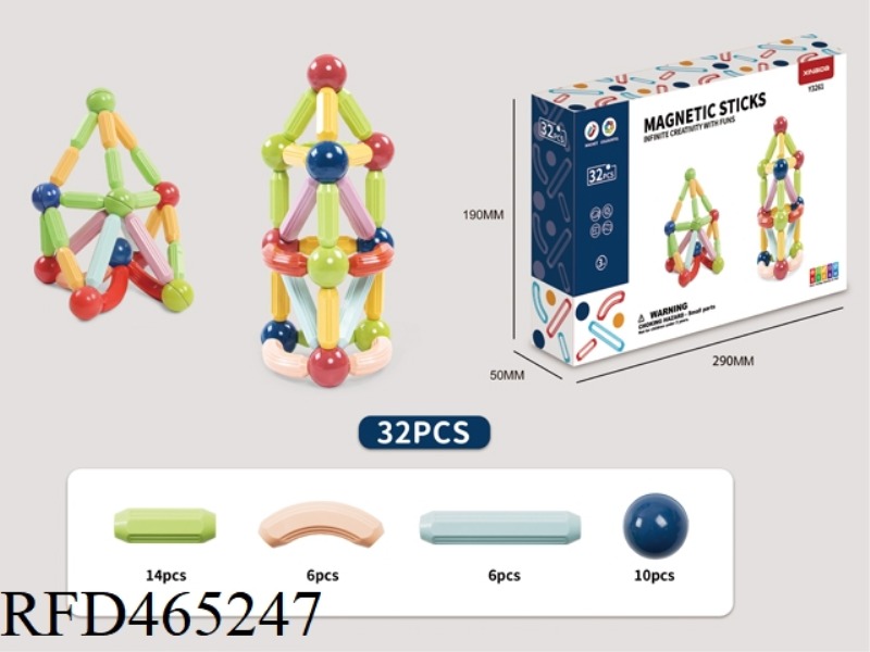 32PCS MINI MAGNETIC STICK