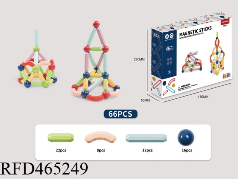 66PCS MINI MAGNETIC STICK