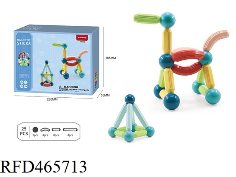SMART MAGNETIC STICK (SOLID COLOR) 25PCS