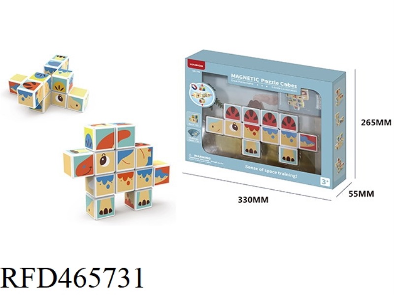 SMART MAGNETIC THREE-DIMENSIONAL PUZZLE 12PCS