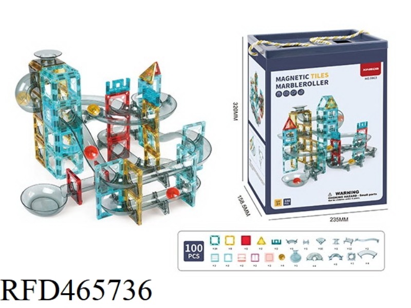 COLOR WINDOW MAGNETIC TRACK 100PCS