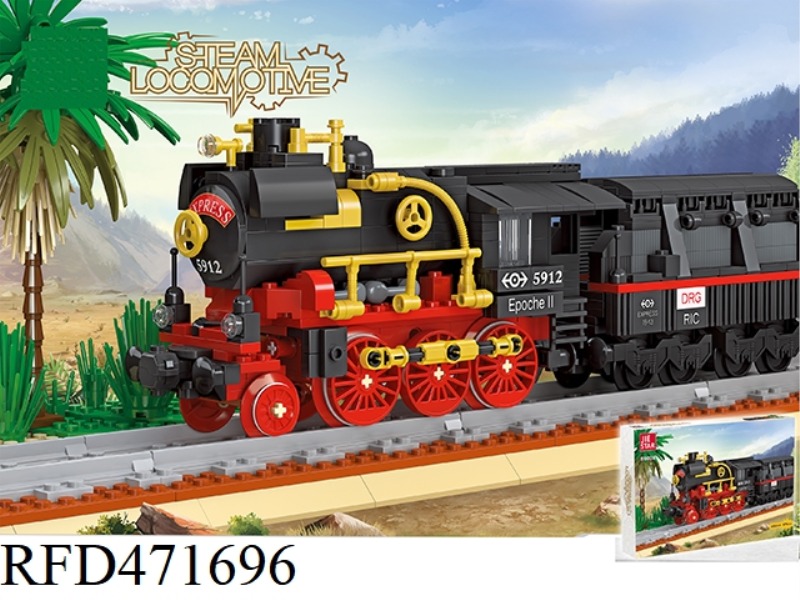 STEAM LOCOMOTIVE 2-6-0676PCS