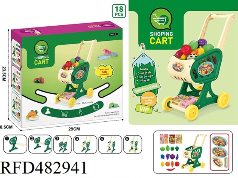 MEN'S SHOPPING CART 18PCS (FRUIT)