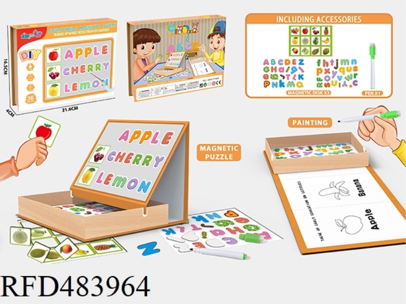 PUZZLE MAGNETIC PUZZLE (ALPHABET PHRASE)
