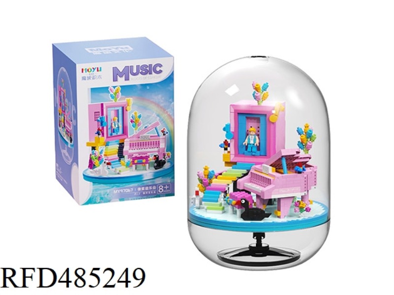 GRANULAR BUILDING BLOCKS-PIANO MUSIC BOX (1022PCS)