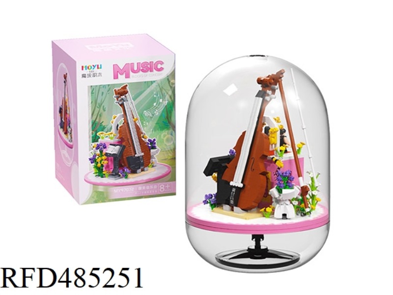 GRANULAR BUILDING BLOCKS-CELLO MUSIC BOX (984PCS)