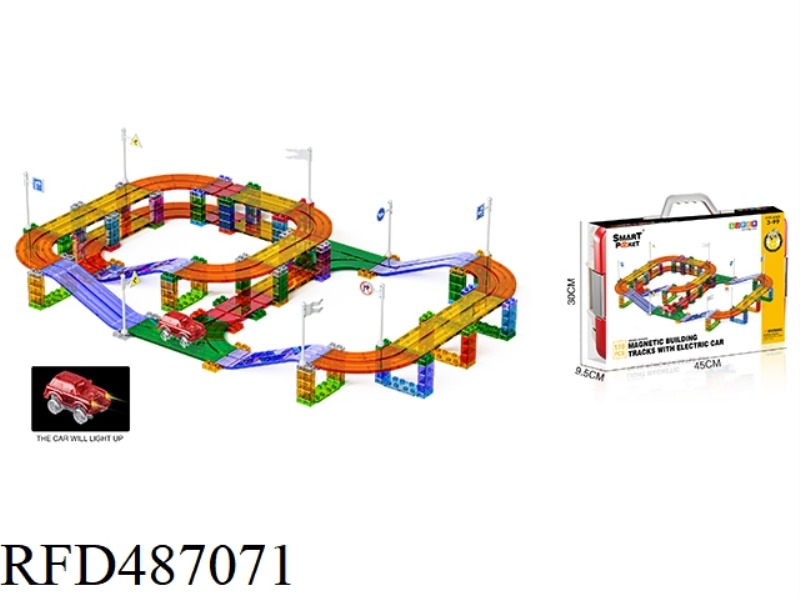 ELECTRIC RAIL CAR MAGNETOMETER KIT 170PCS- DELUXE VERSION