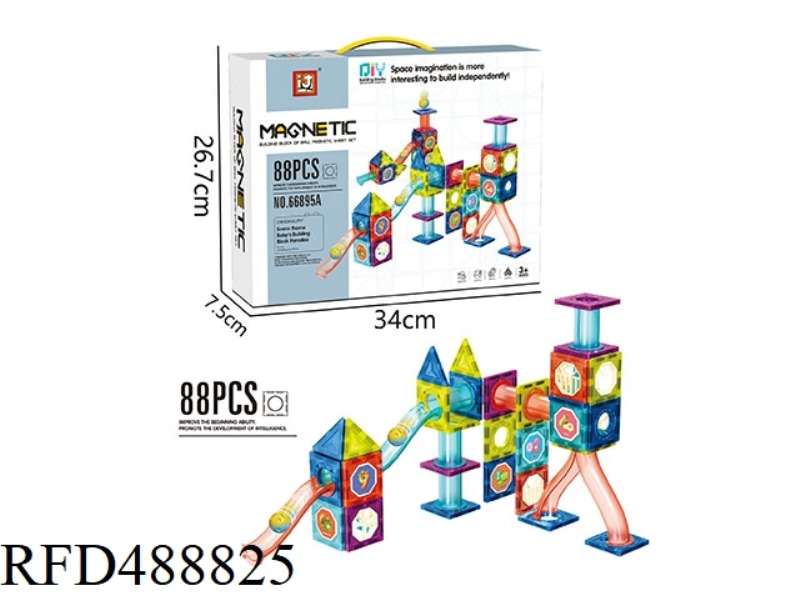 DIY COLORED WINDOW TRACK MAGNETIC PLATE (88PCS)
