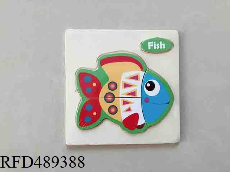 WOODEN 3D JIGSAW PUZZLE - FISH