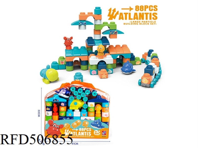 OCEAN SERIES BLOCKS (88PCS)