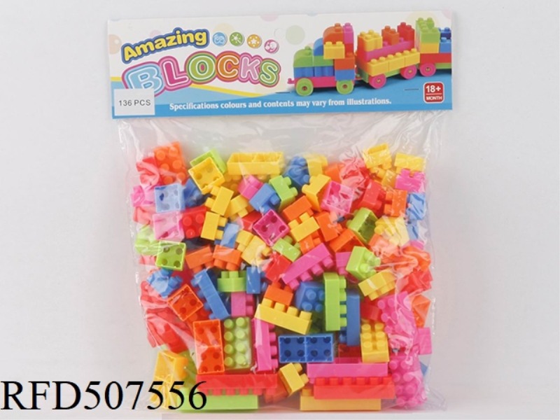 PUZZLE BLOCKS (136PCS)