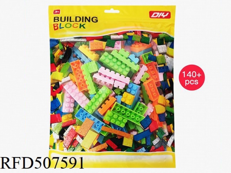 MEDIUM AND LARGE PUZZLE BLOCKS (140+PCS)