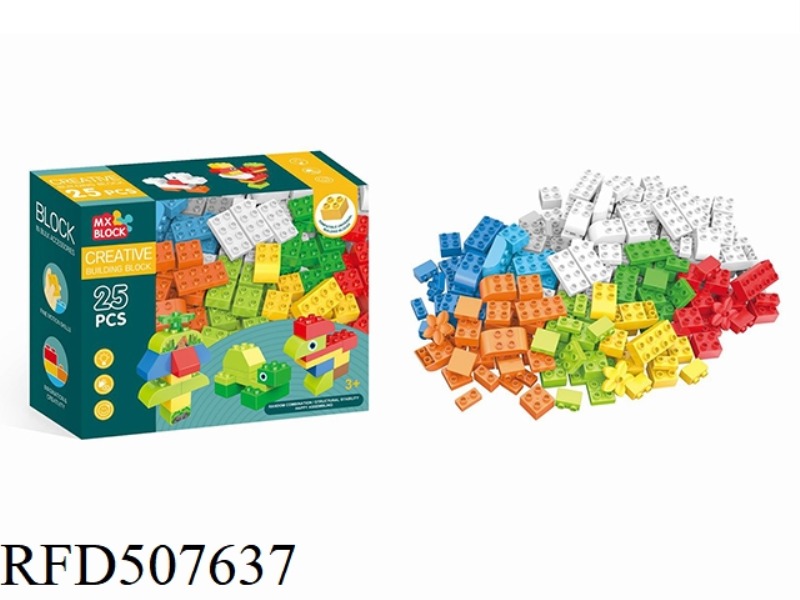 PUZZLE ASSEMBLING BLOCKS (SMALL) 25PCS