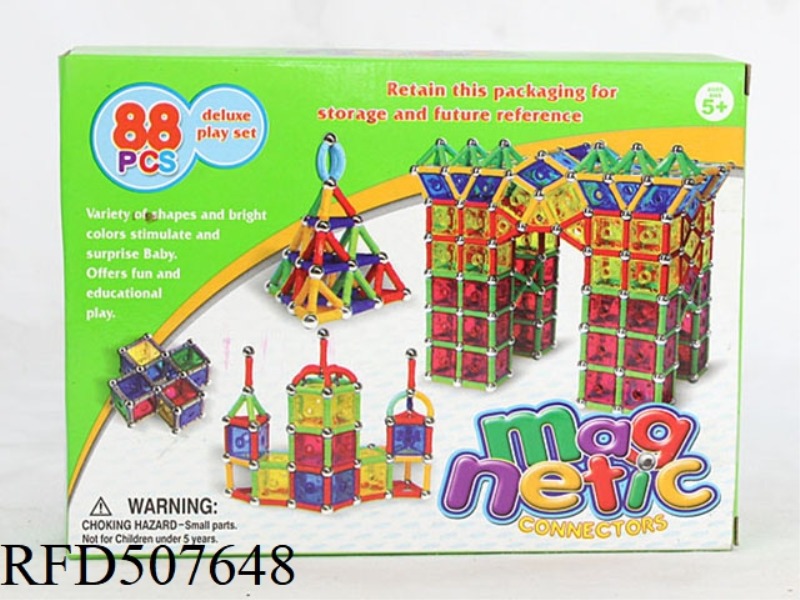 MAGNETIC STEREOSCOPIC 3D BUILDING BLOCKS