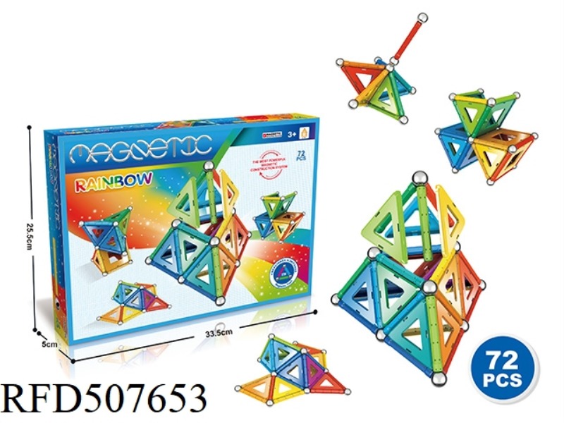 3D MAGNETIC BLOCK (72PCS)