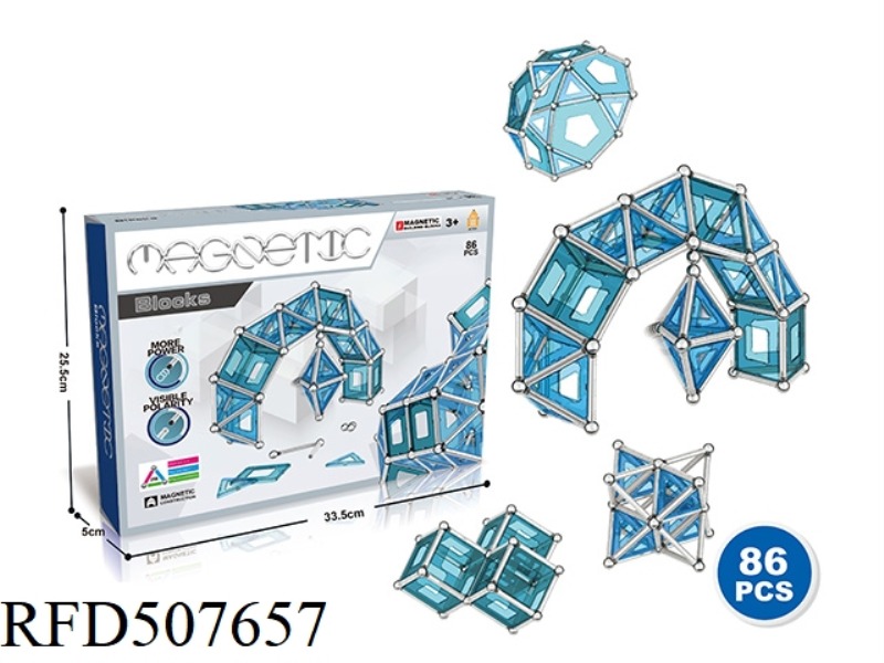 3D MAGNETIC BLOCK (86PCS)