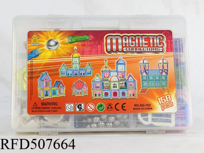 MAGNETIC STEREOSCOPIC 3D BUILDING BLOCKS