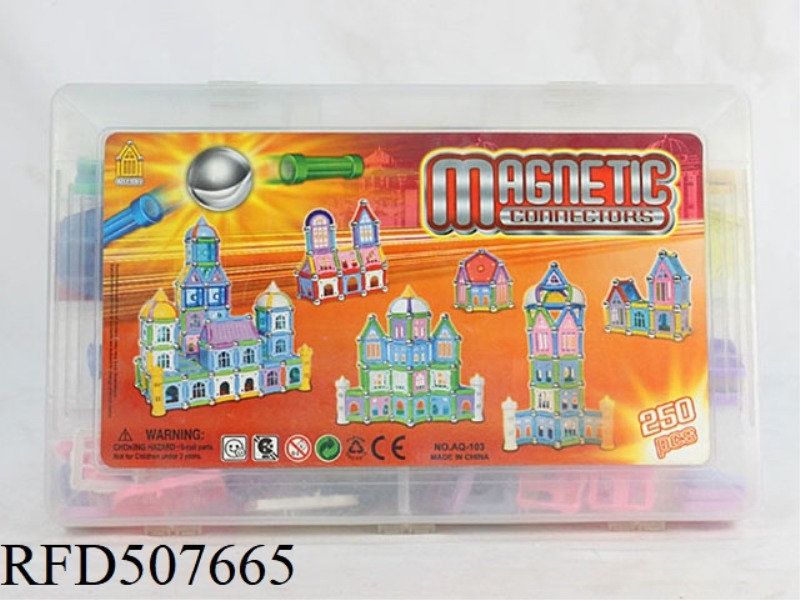 MAGNETIC STEREOSCOPIC 3D BUILDING BLOCKS