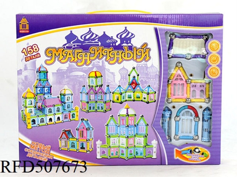 MAGNETIC STEREOSCOPIC 3D BUILDING BLOCKS