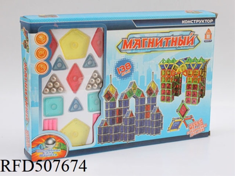 MAGNETIC STEREOSCOPIC 3D BUILDING BLOCKS