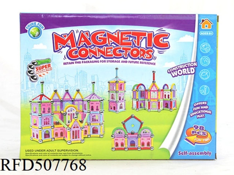 MAGNETIC STEREOSCOPIC 3D BUILDING BLOCKS