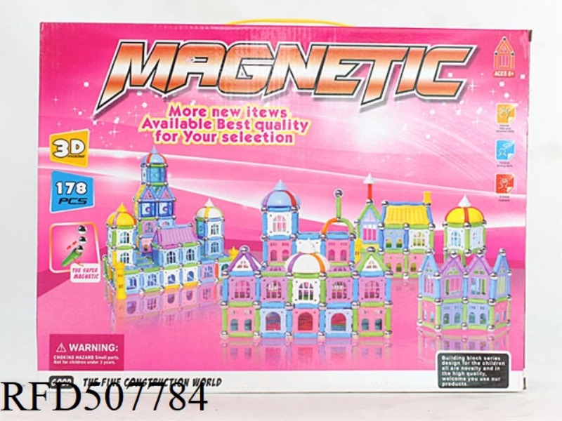 MAGNETIC STEREOSCOPIC 3D BUILDING BLOCKS