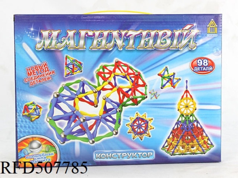 MAGNETIC STEREOSCOPIC 3D BUILDING BLOCKS