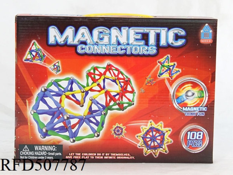 MAGNETIC STEREOSCOPIC 3D BUILDING BLOCKS