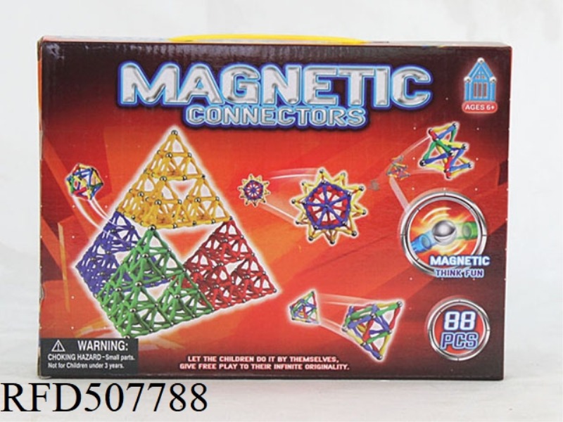 MAGNETIC STEREOSCOPIC 3D BUILDING BLOCKS