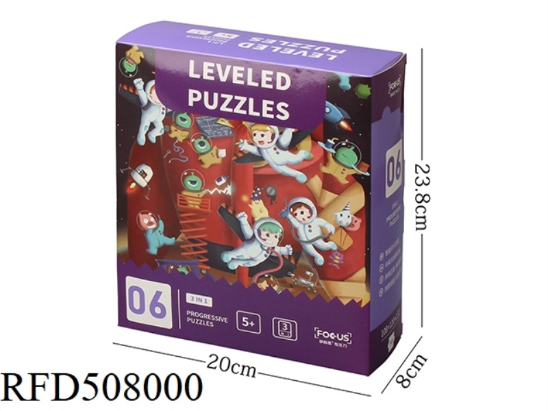 SIX ORDER PUZZLE ASTRONAUT