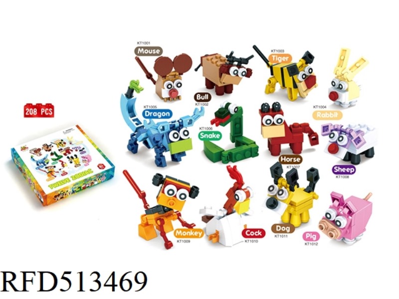 ZODIAC SMALL PARTICLE BUILDING BLOCKS