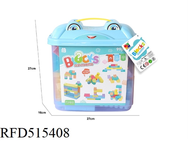 PUZZLE BUILDING BLOCKS 99PCS