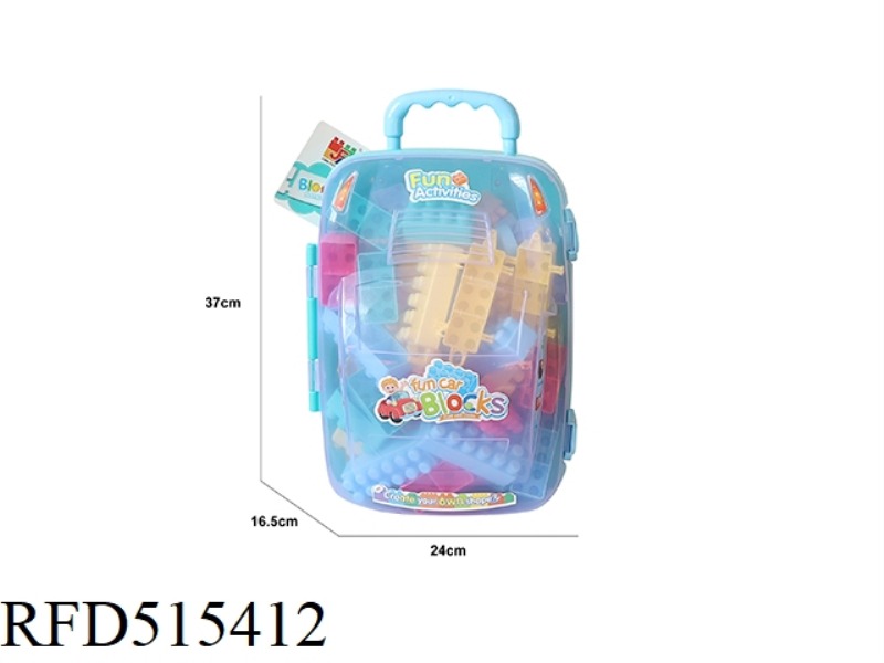 PUZZLE BUILDING BLOCKS 85PCS