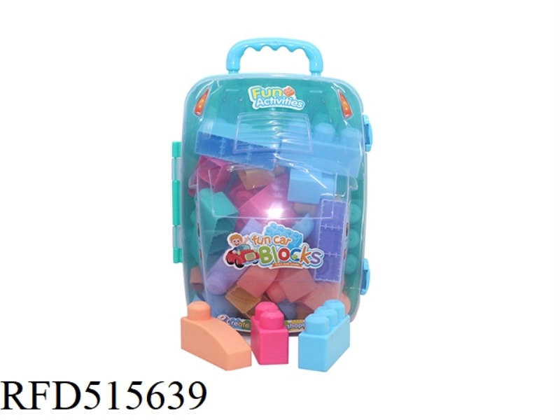 PUZZLE SOFT GLUE BUILDING BLOCKS 29PCS