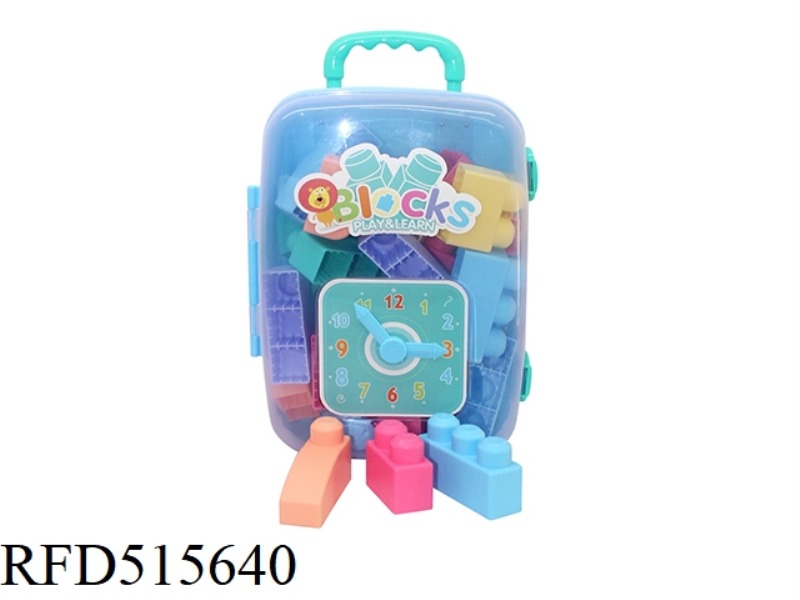 PUZZLE SOFT GLUE BUILDING BLOCKS 29PCS