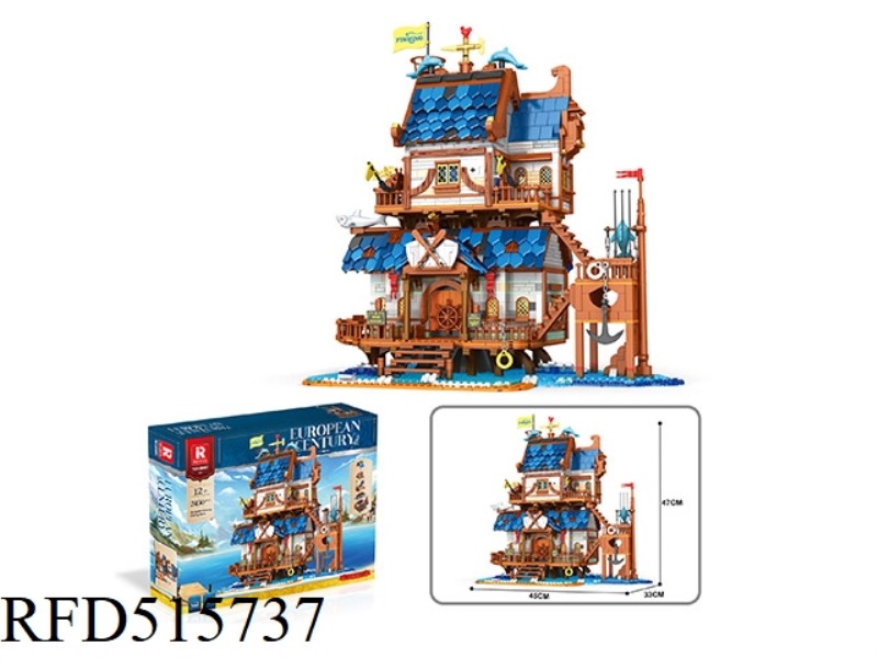 FISHING HOUSE (2450PCS)