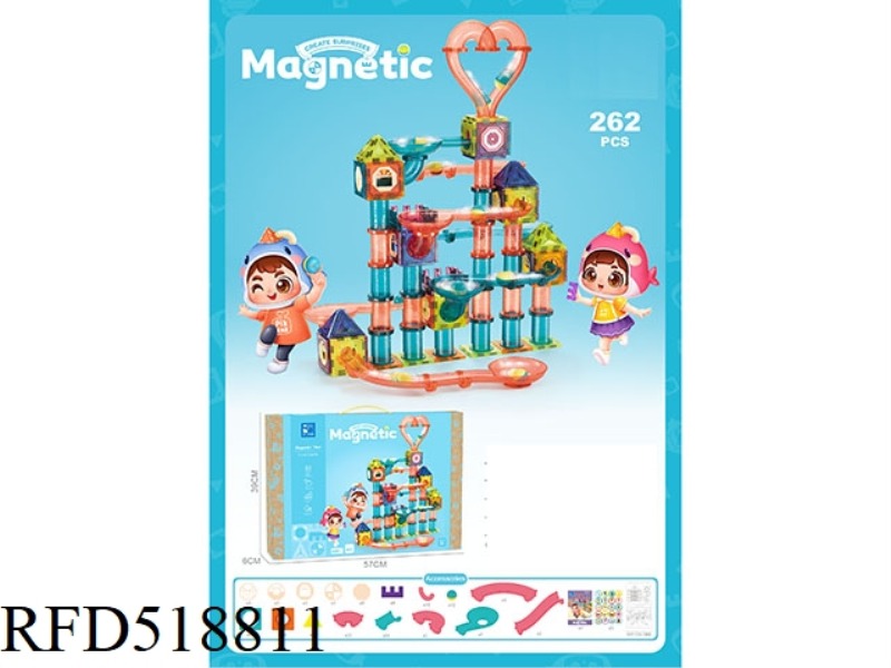CASTLE OF LOVE (262PCS) MAGNETIC PIECE BUILDING BLOCKS